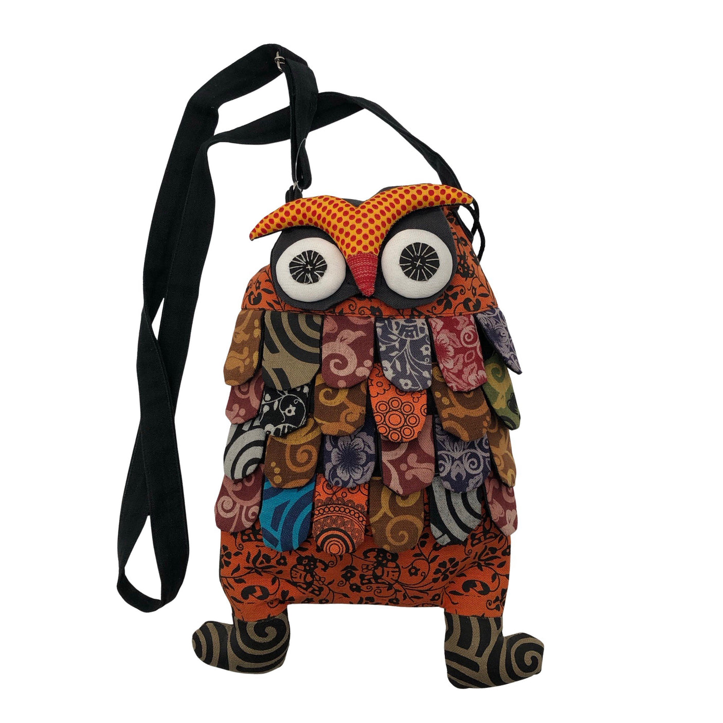 Unisex Handmade - Shoulder bag, size Mini - Orange (1)
