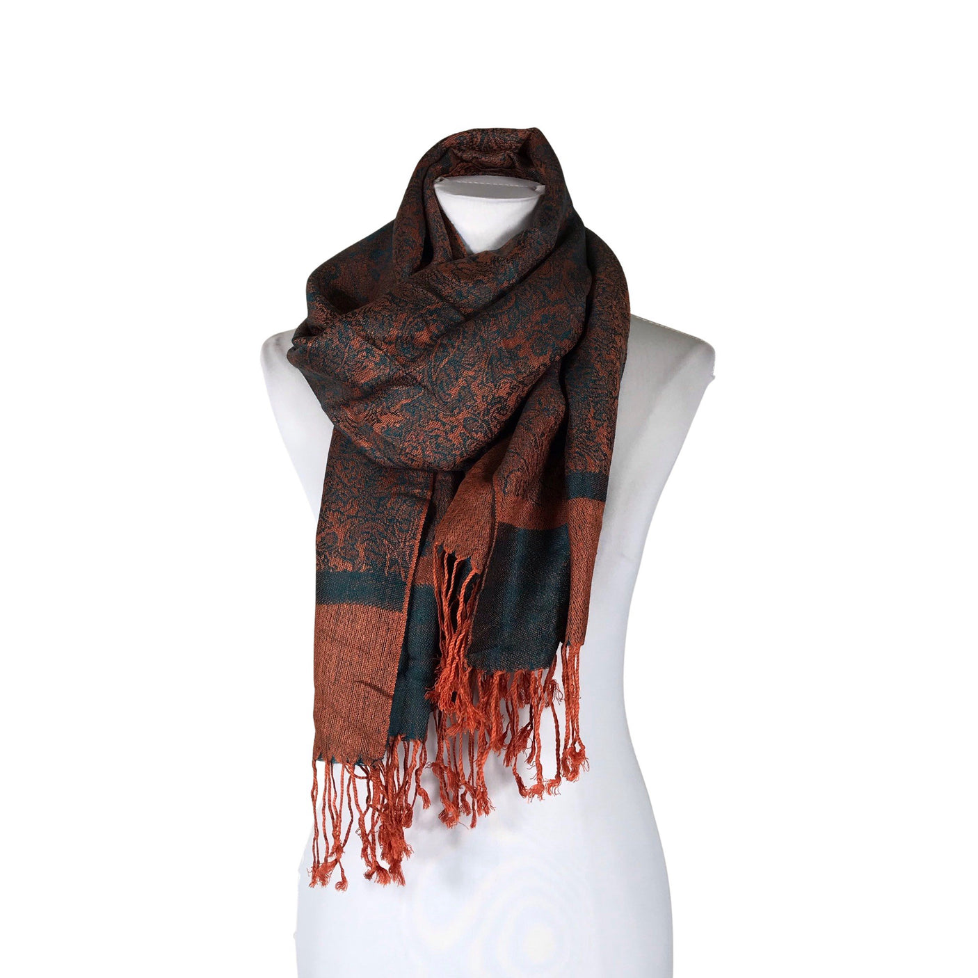 Unisex Pashmina - Scarf, size Maxi - Orange (1)