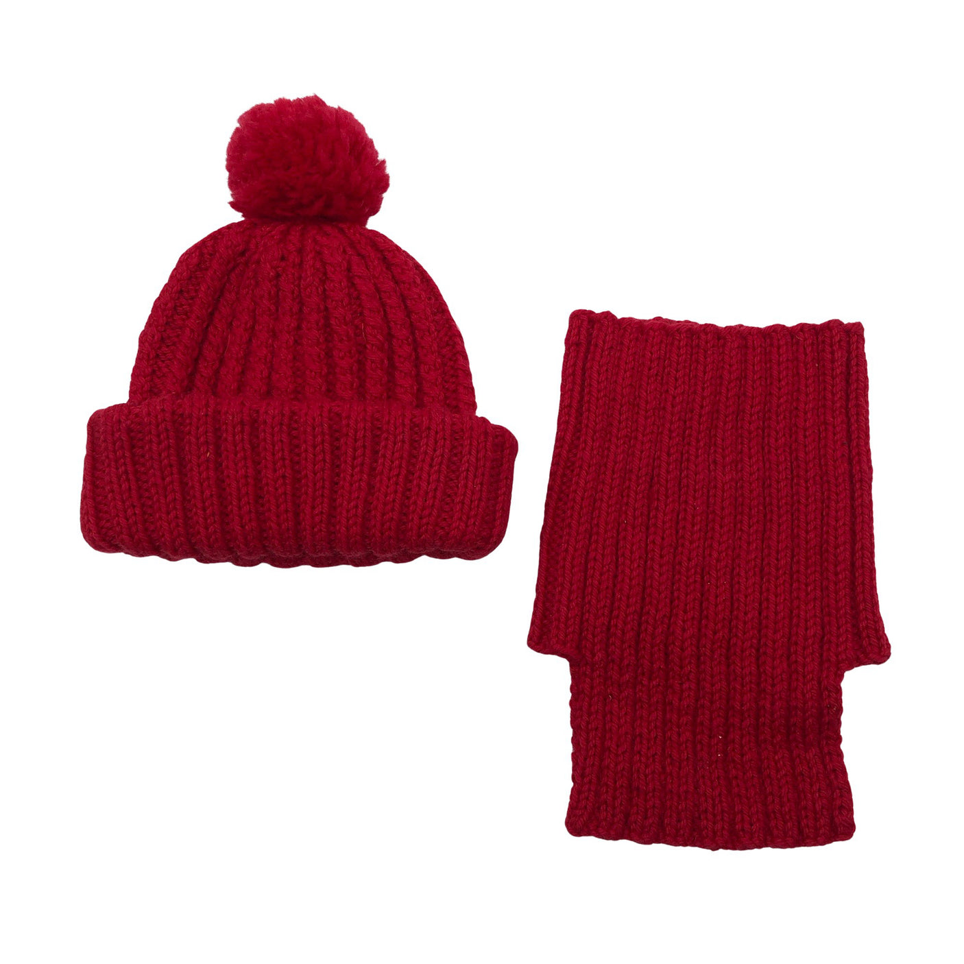 Unisex Handmade - Winter beanie, size 52 - 54 cm - Red (1)