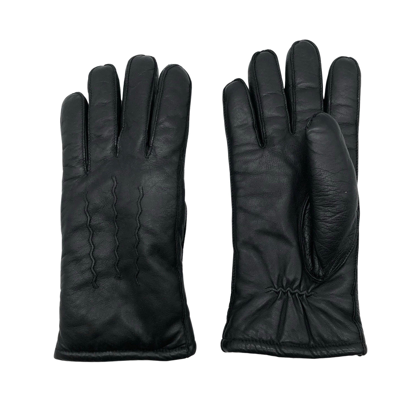 Unisex Mutka - Leather gloves, size No size - Black (1)