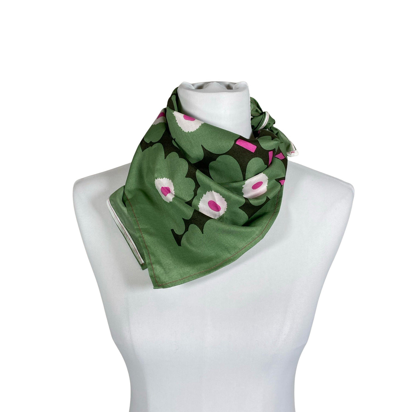 Unisex Handmade - Scarf, size Mini - Green (1)