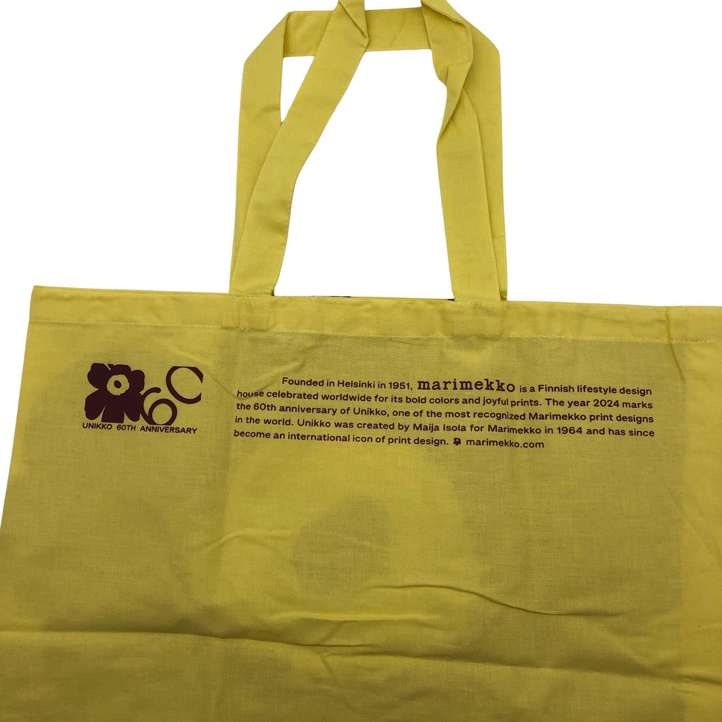Unisex Marimekko - Shopping bag, size Maxi - Yellow (2)