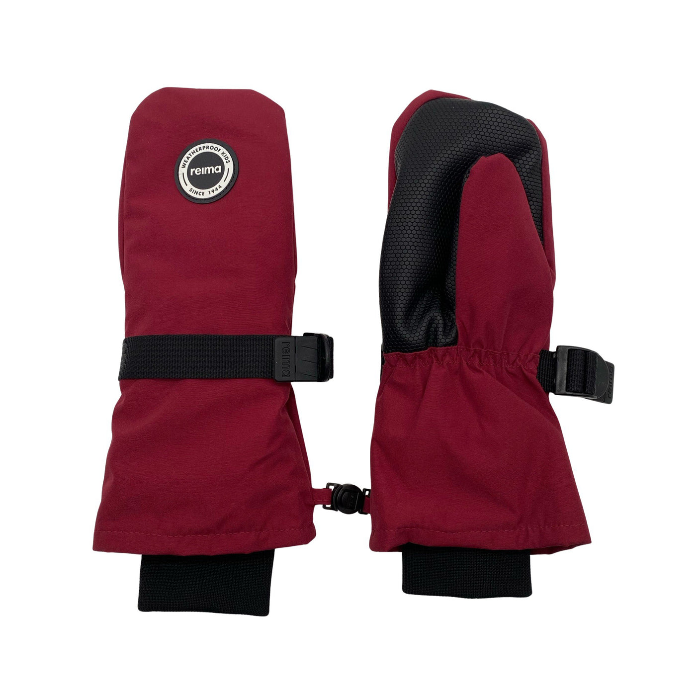 Unisex Reima - Winter gloves, size 5 - 8 vuotta - Wine red (1)