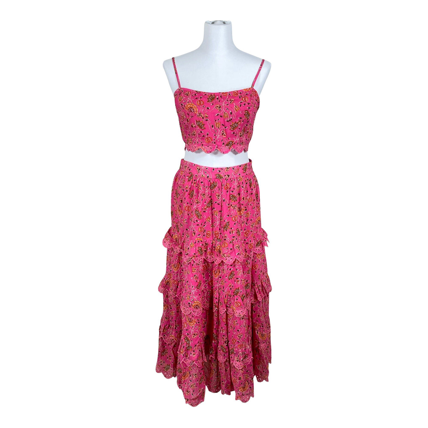 Unisex Caroline Constas - Fabric skirt, size 38 - Pink (1)