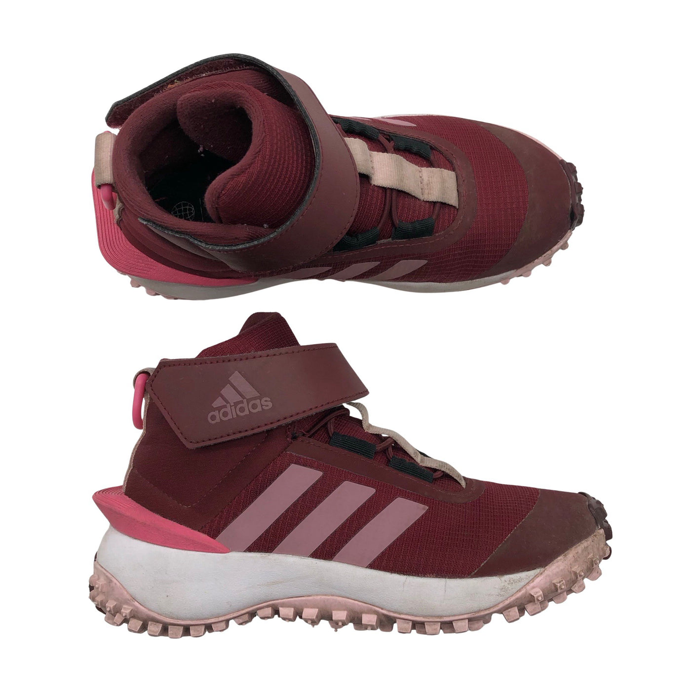 Unisex Adidas - Spring/Fall shoes, size 32 - Wine red (1)