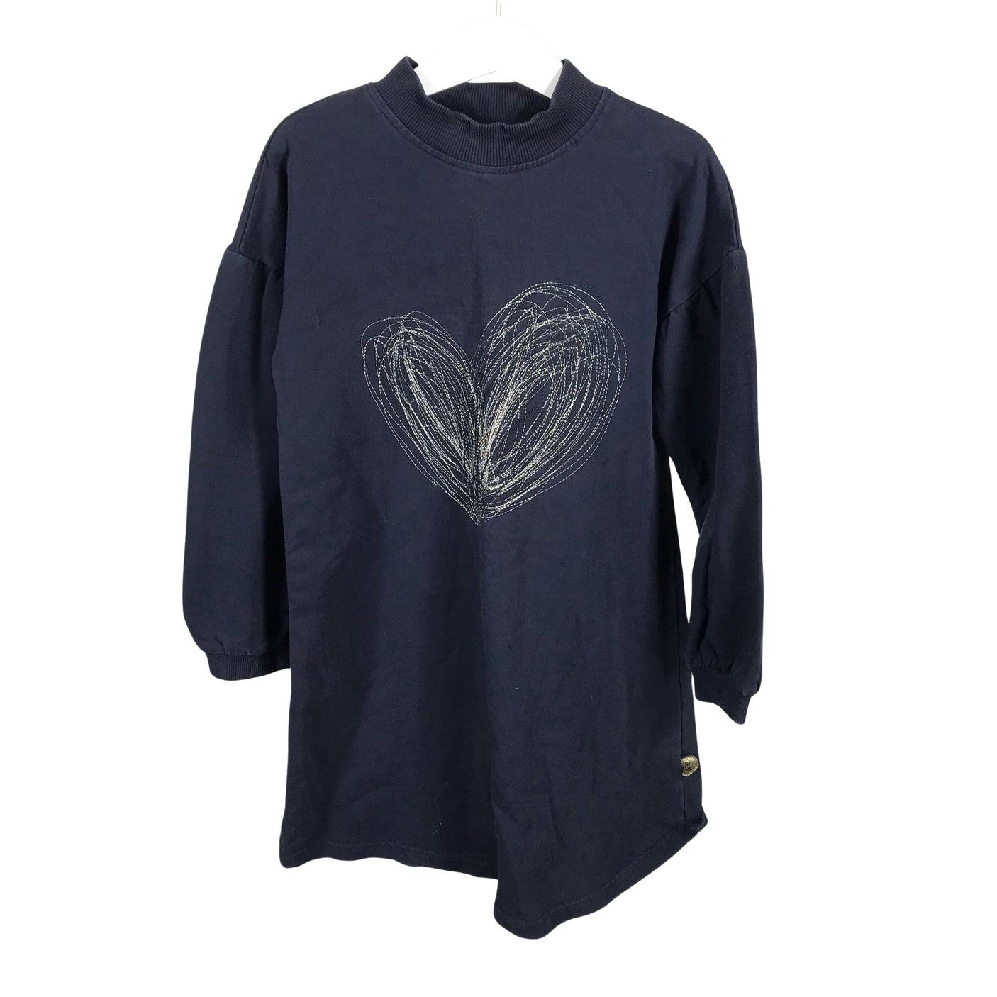 Unisex POMPdeLUX - Sweatshirt dress, size 122 - 128 - Blue (1)