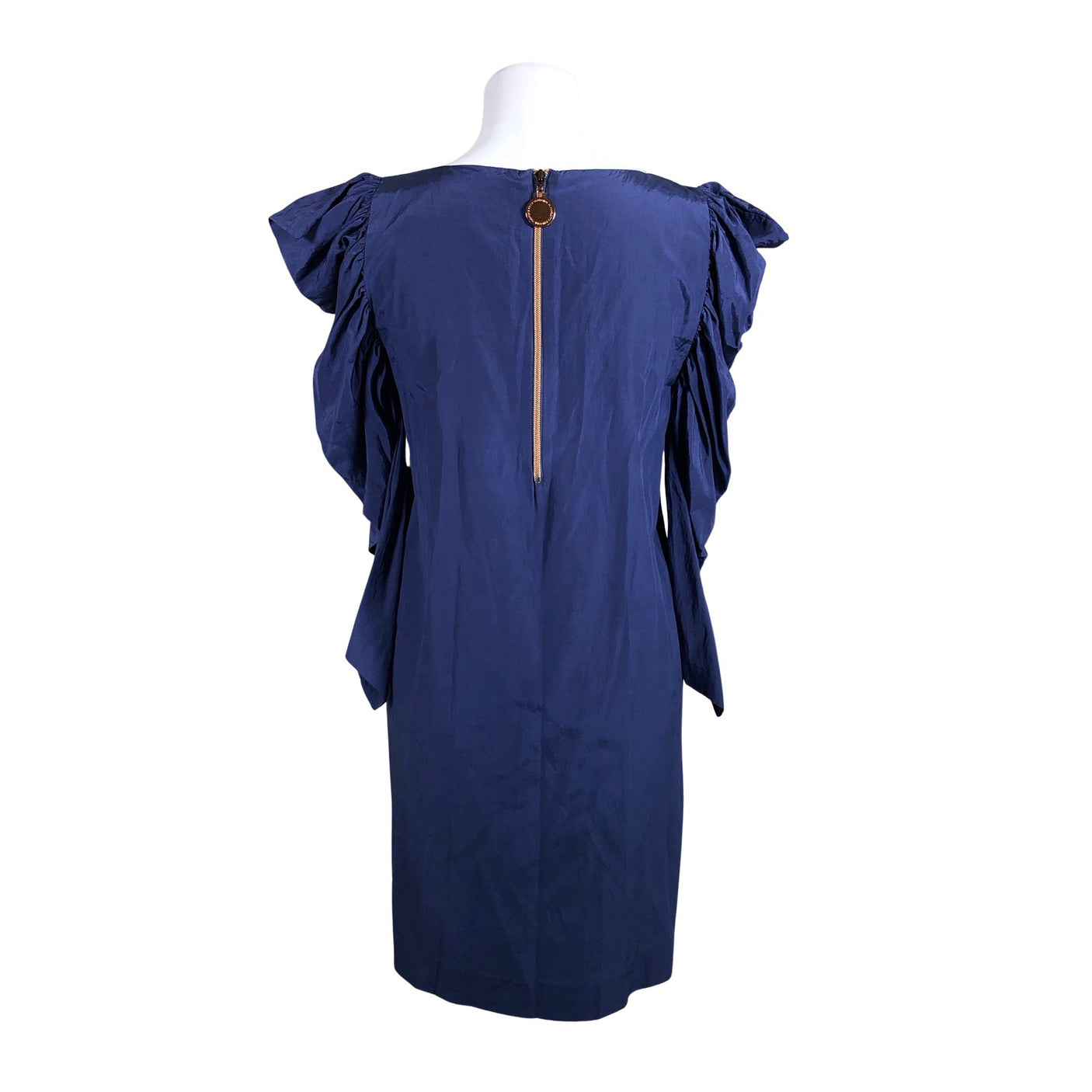 Unisex Designers Remix - Schiffon dress, size 38 - Blue (2)