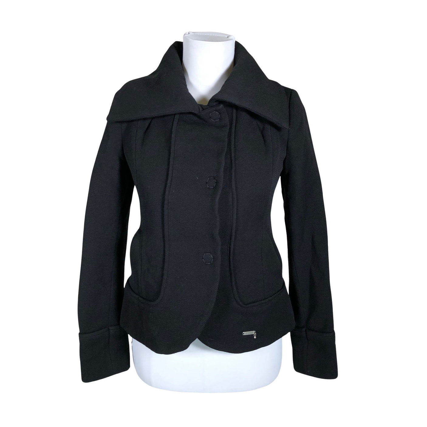 Unisex Marciano by Guess - Wool coat, size 36 - Black (1)