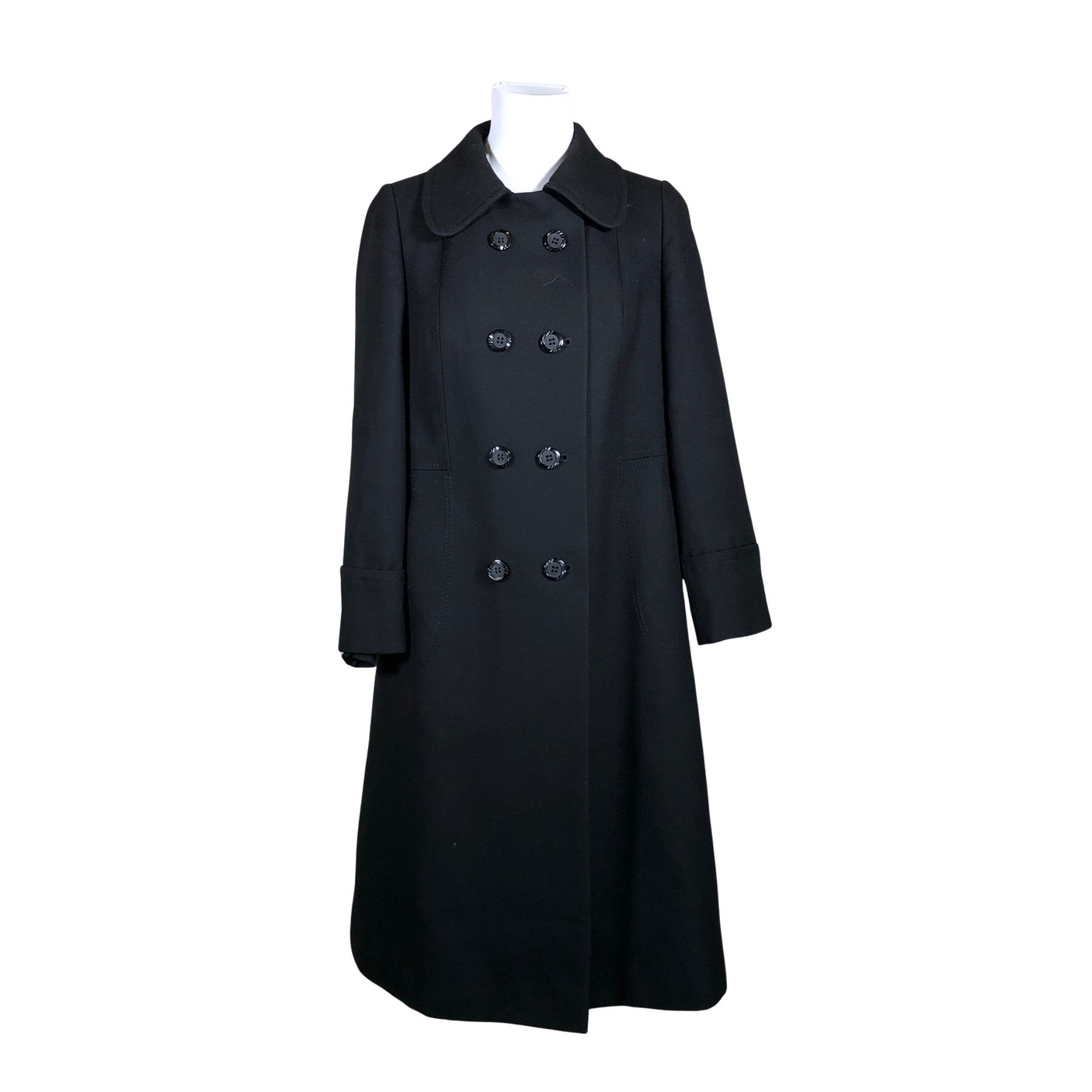 Unisex Milgo Lady - Wool coat, size 36 - Black (1)