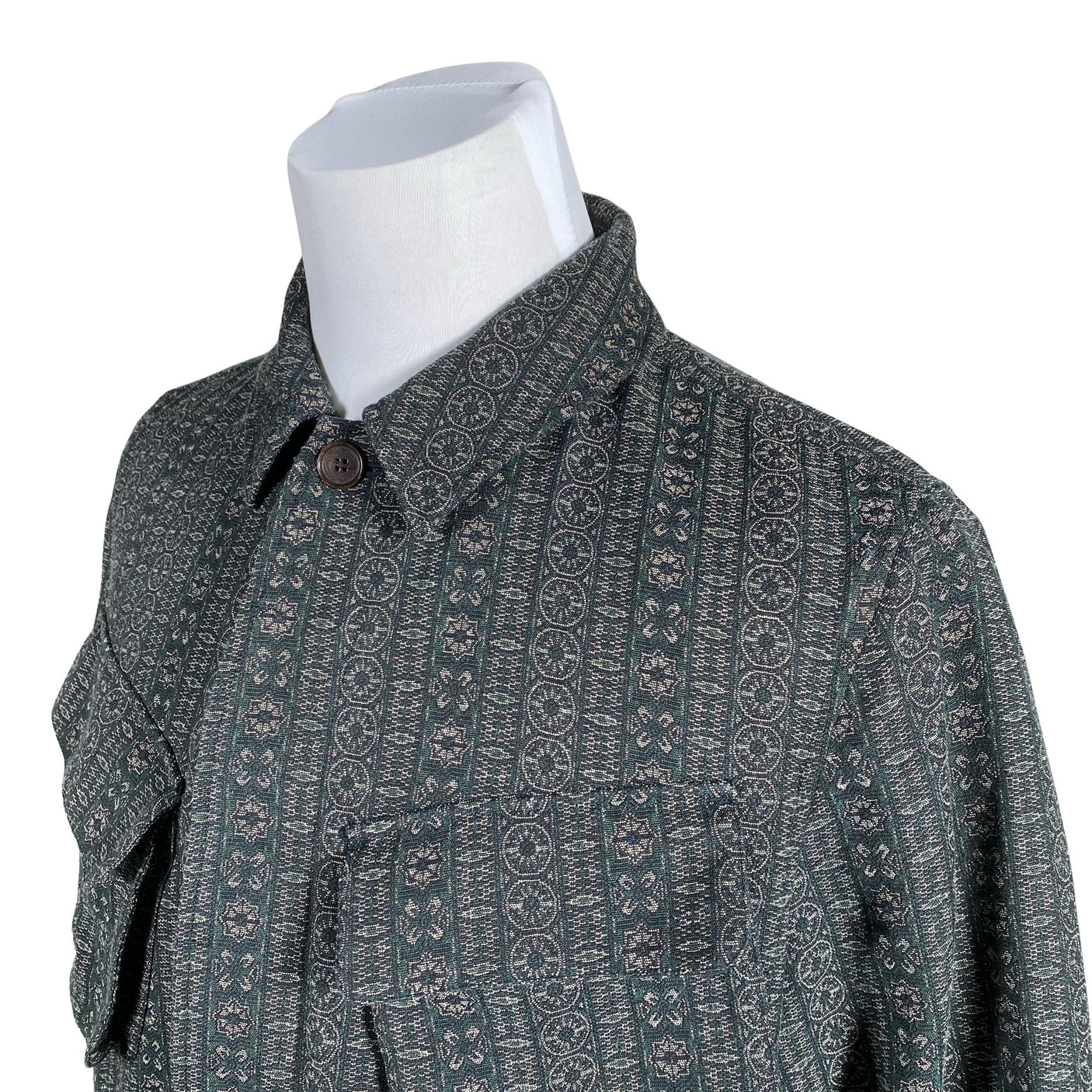 Unisex Wood Wood - Flannel shirt, size M - Green (3)