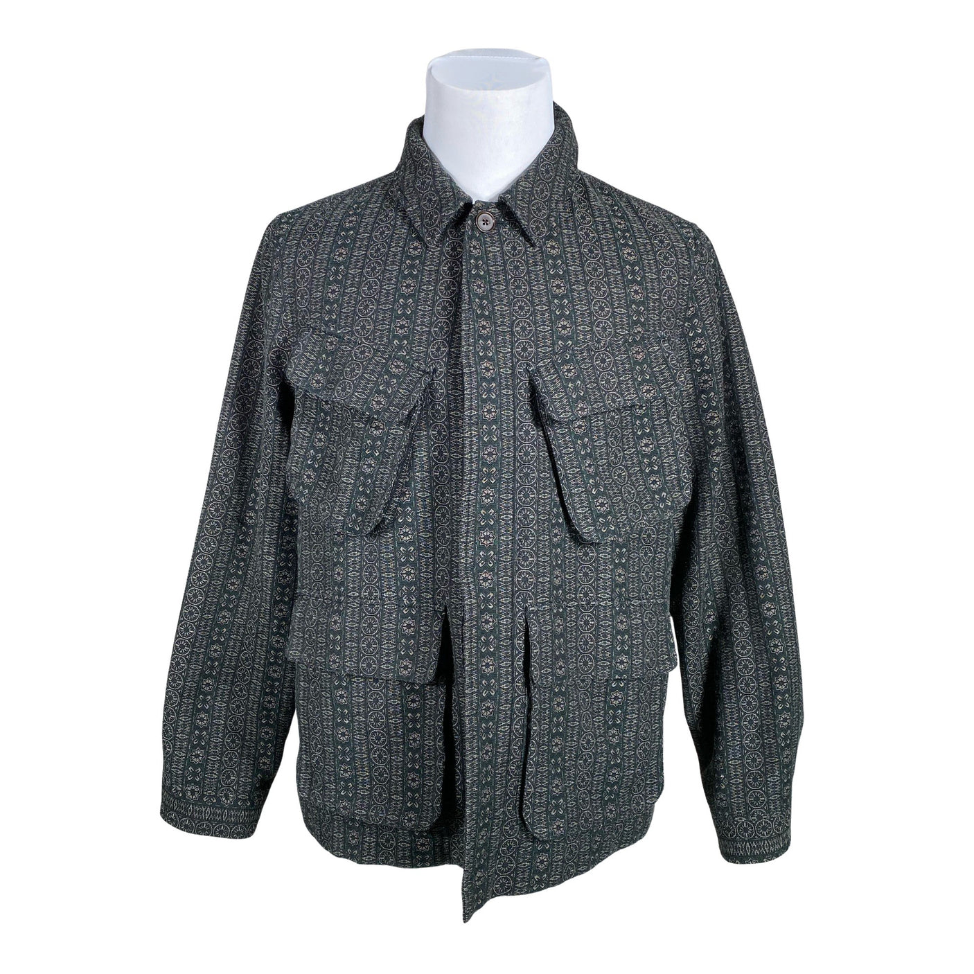 Unisex Wood Wood - Flannel shirt, size M - Green (1)