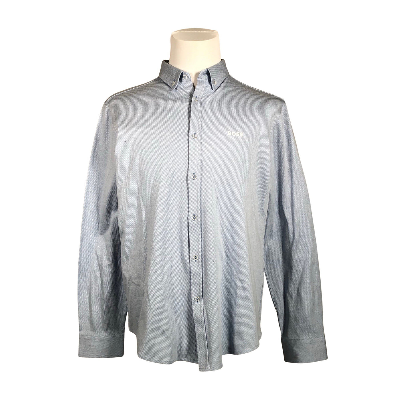 Unisex Hugo Boss - Collared shirt, size L - Light blue (1)