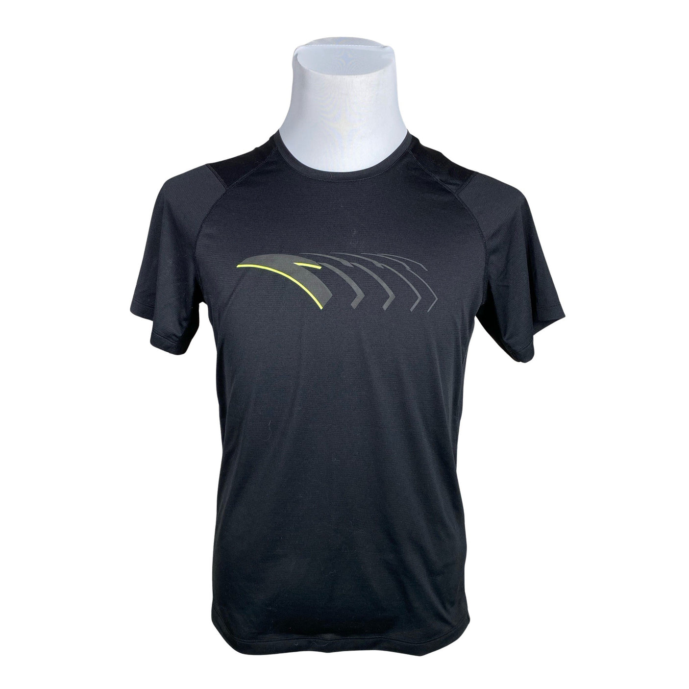 Unisex Anta - Sports shirt, short sleeve, size S - Black (1)