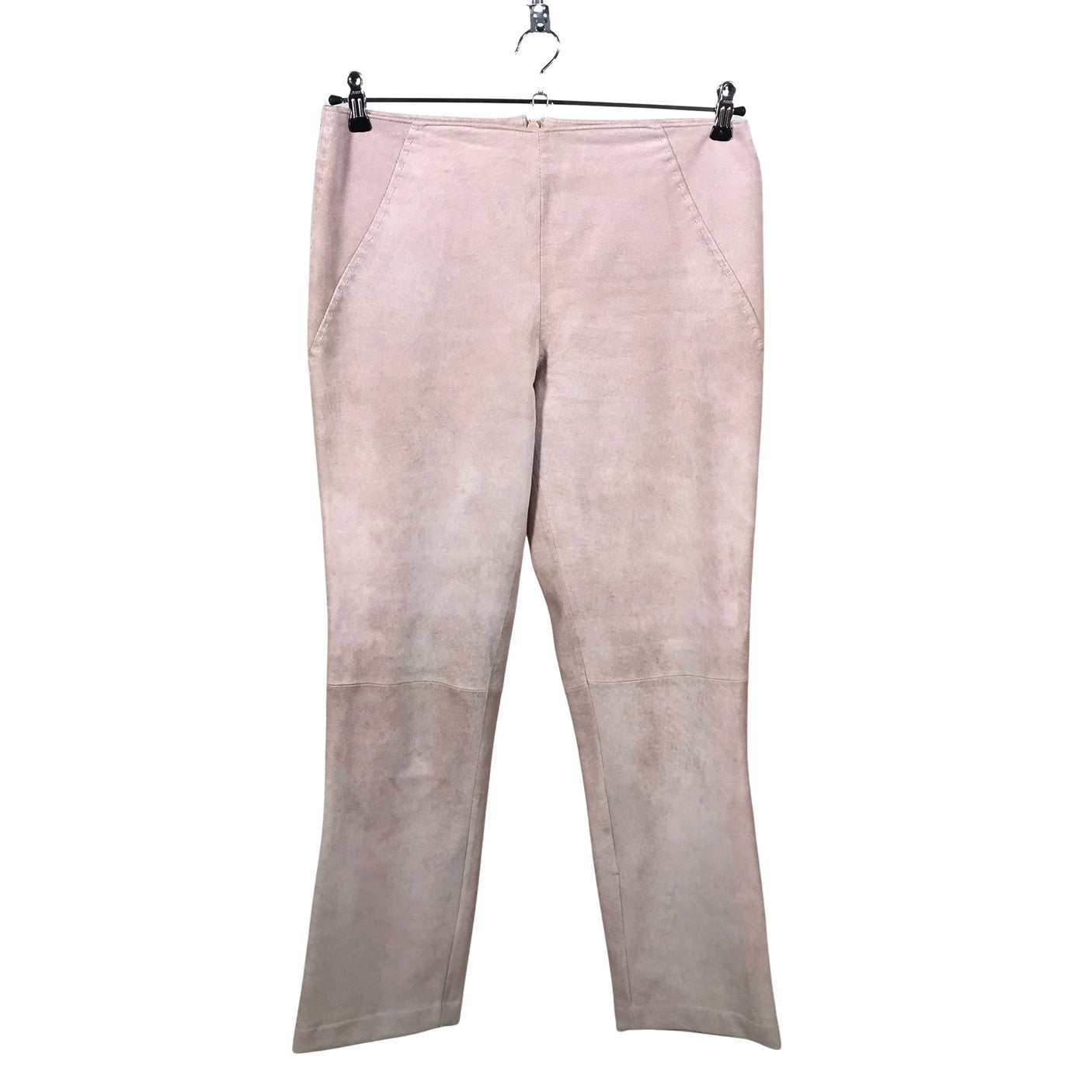 Unisex Zipcode - Leather pants, size 38 - Light pink (1)