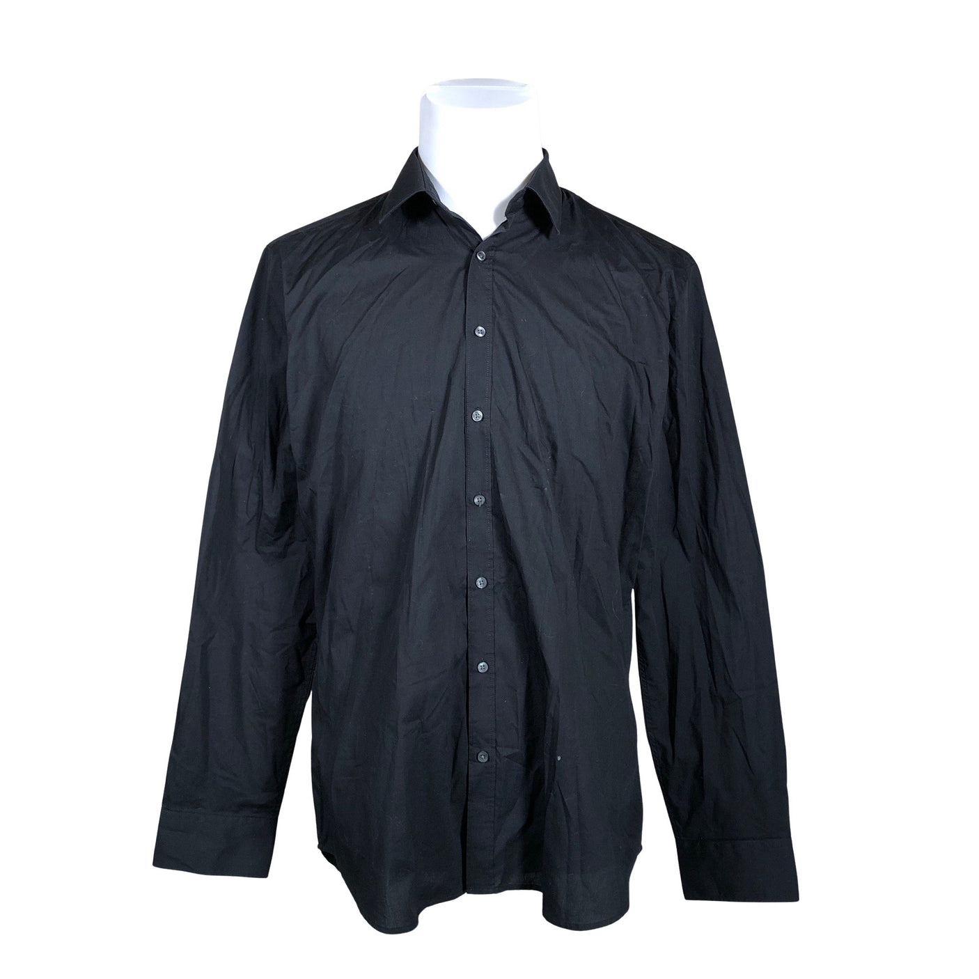 Unisex London Fog - Collared shirt, size XL - Black (1)