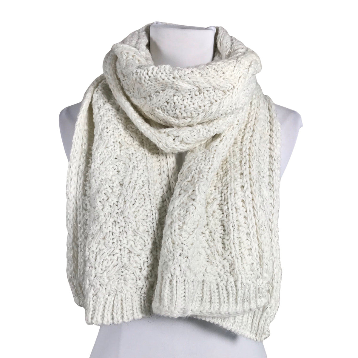 Unisex Superdry - Scarf, size Maxi - White (1)