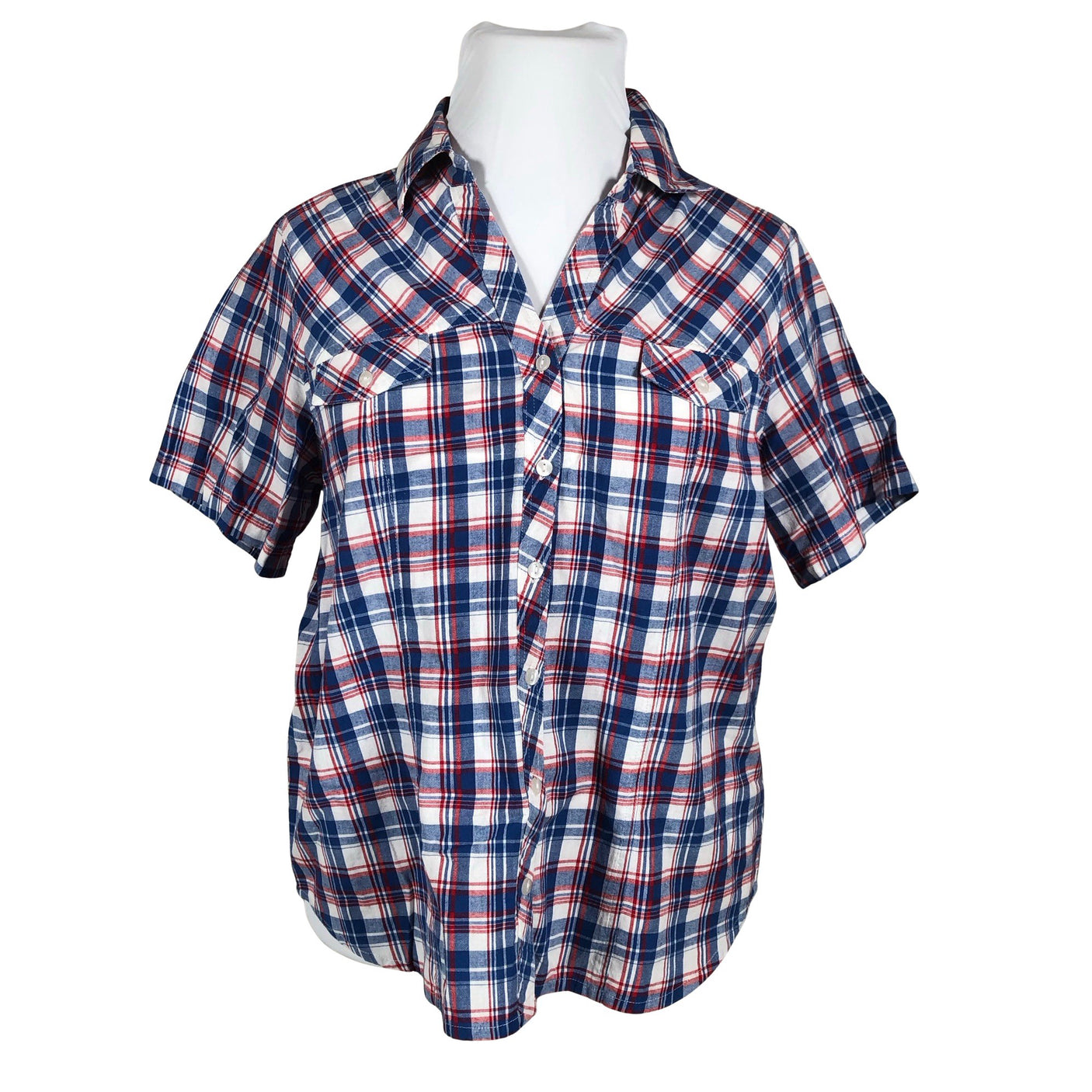 Unisex Åshild - Collared shirt, size 46 - Blue (1)