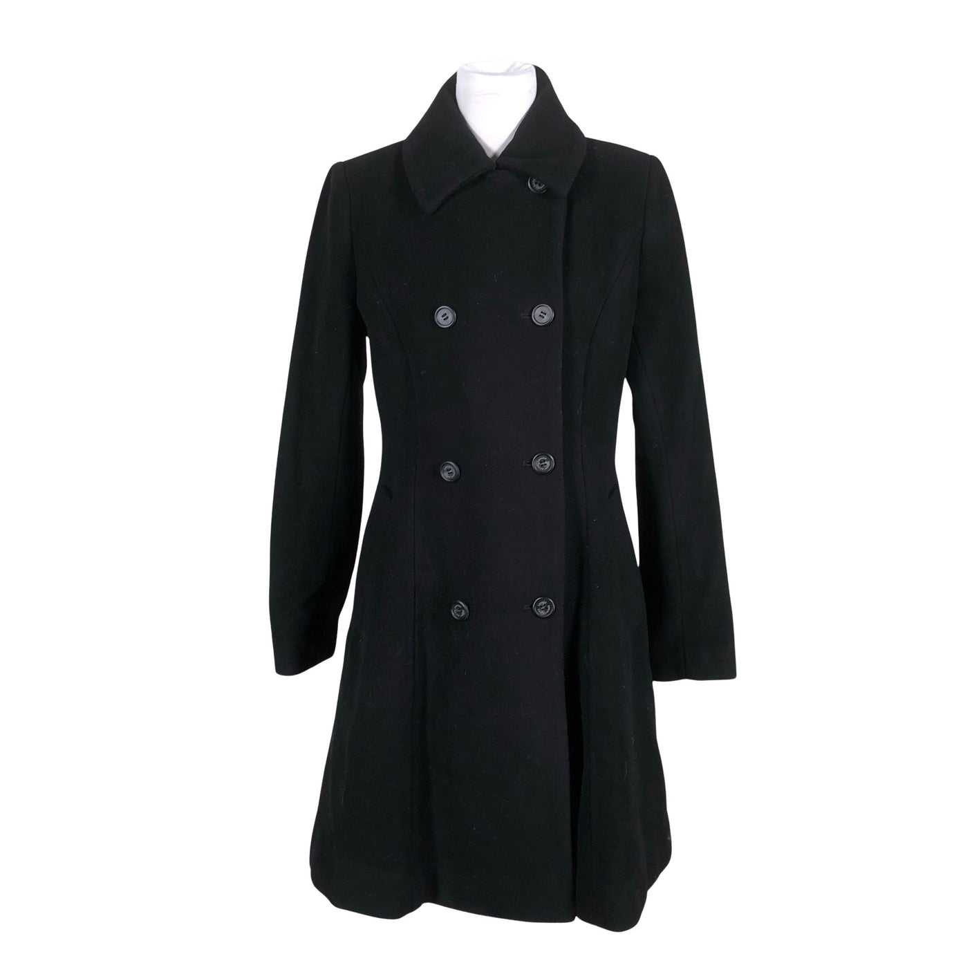 Unisex Lauren Ralph Lauren - Wool coat, size 36 - Black (1)