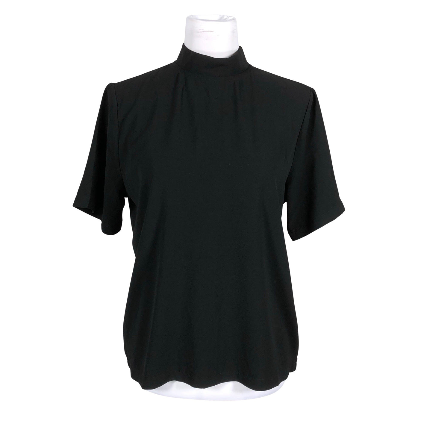 Unisex Neo Noir - Short-sleeved blouse, size 36 - Black (1)