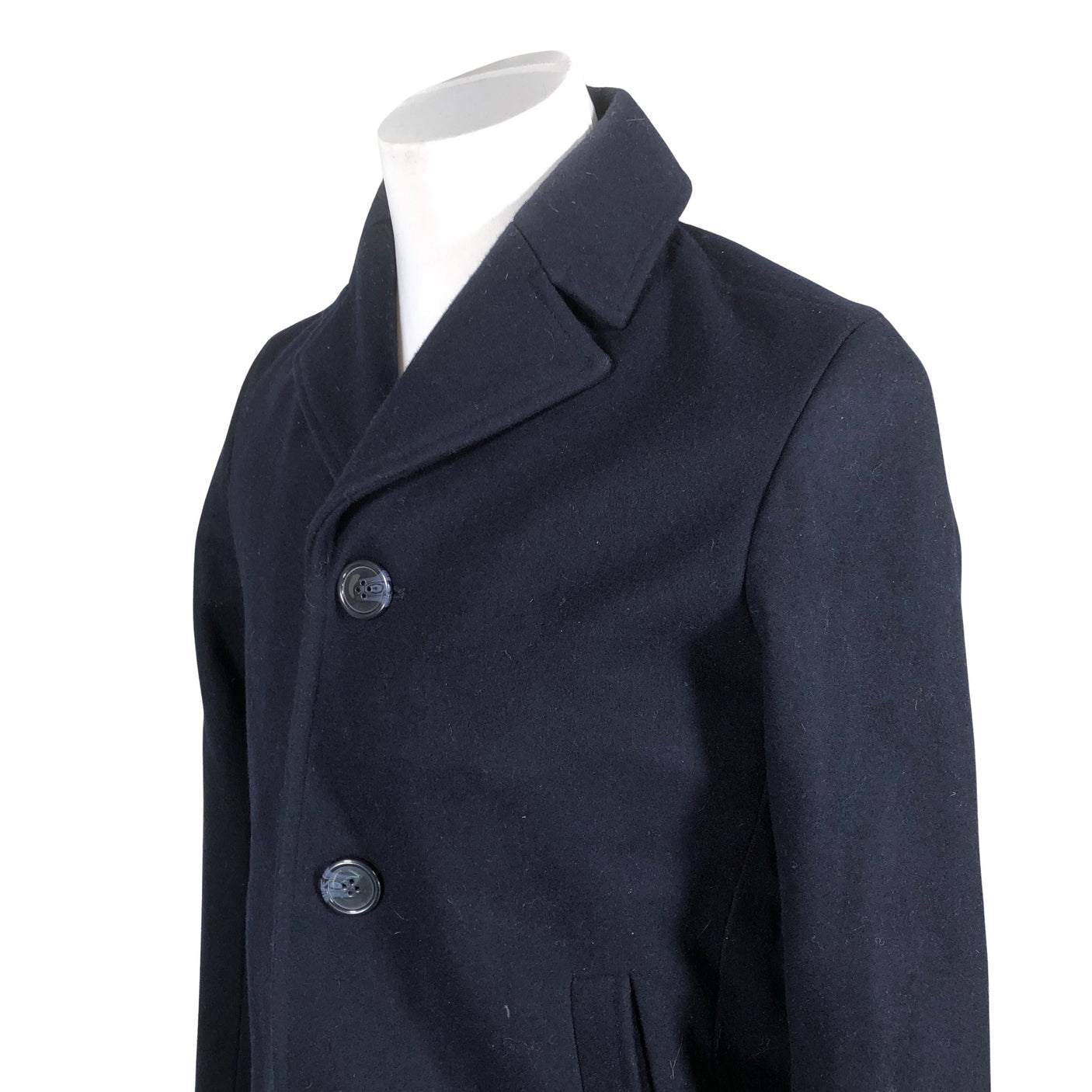 Unisex Makia - Wool coat, size S - Blue (2)