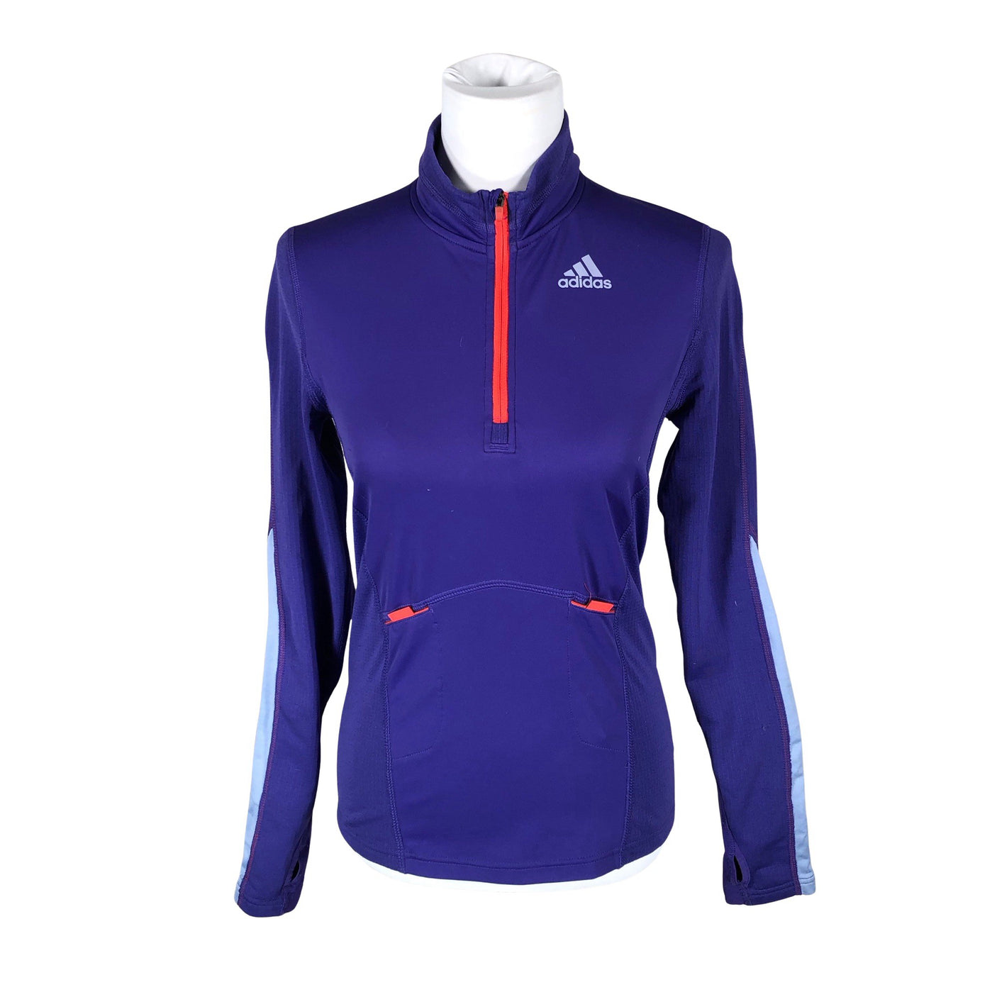 Unisex Adidas - Sports shirt, long sleeve, size 36 - Violet (2)