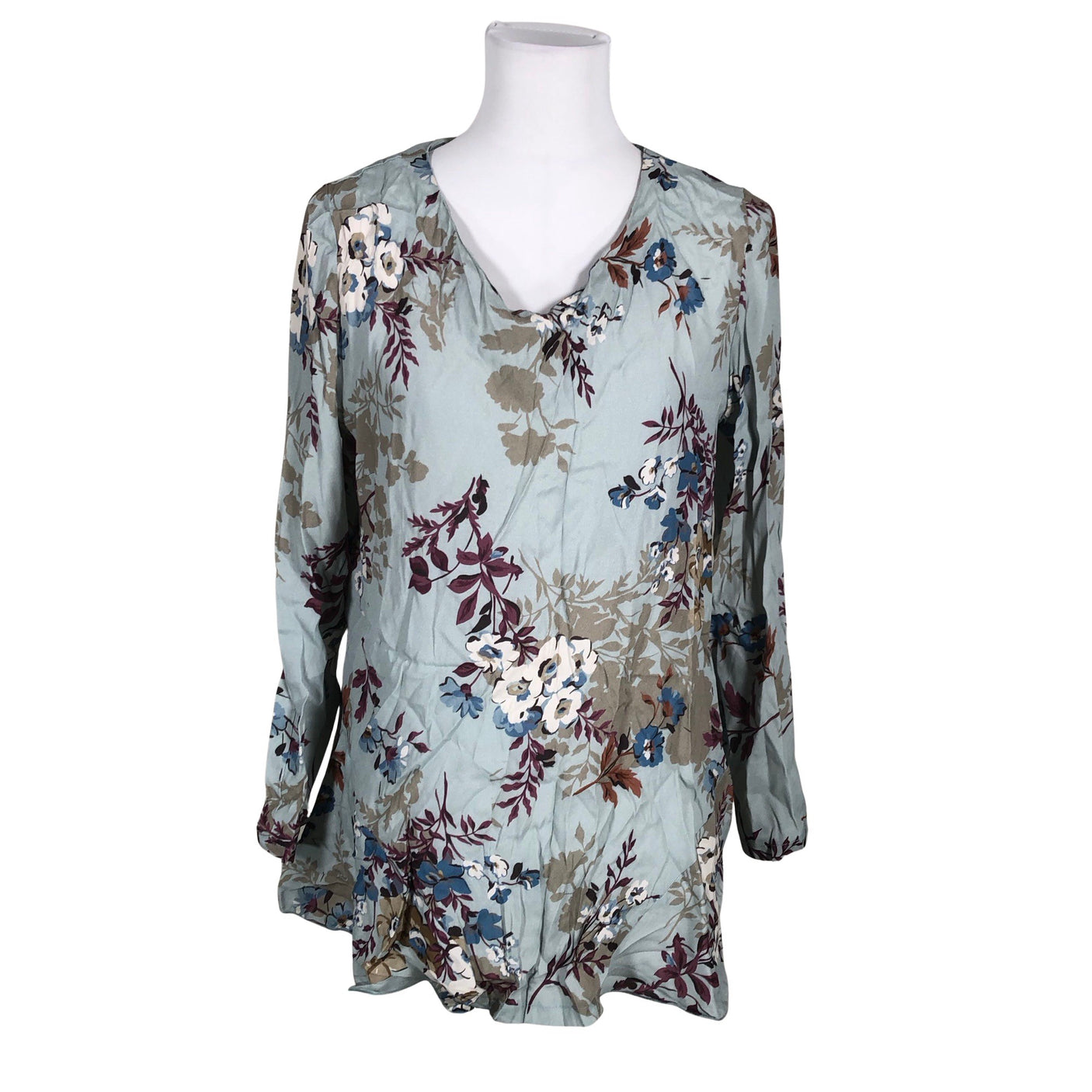 Unisex Maria Bellentani - Schiffon tunic, size 38 - Light blue (1)