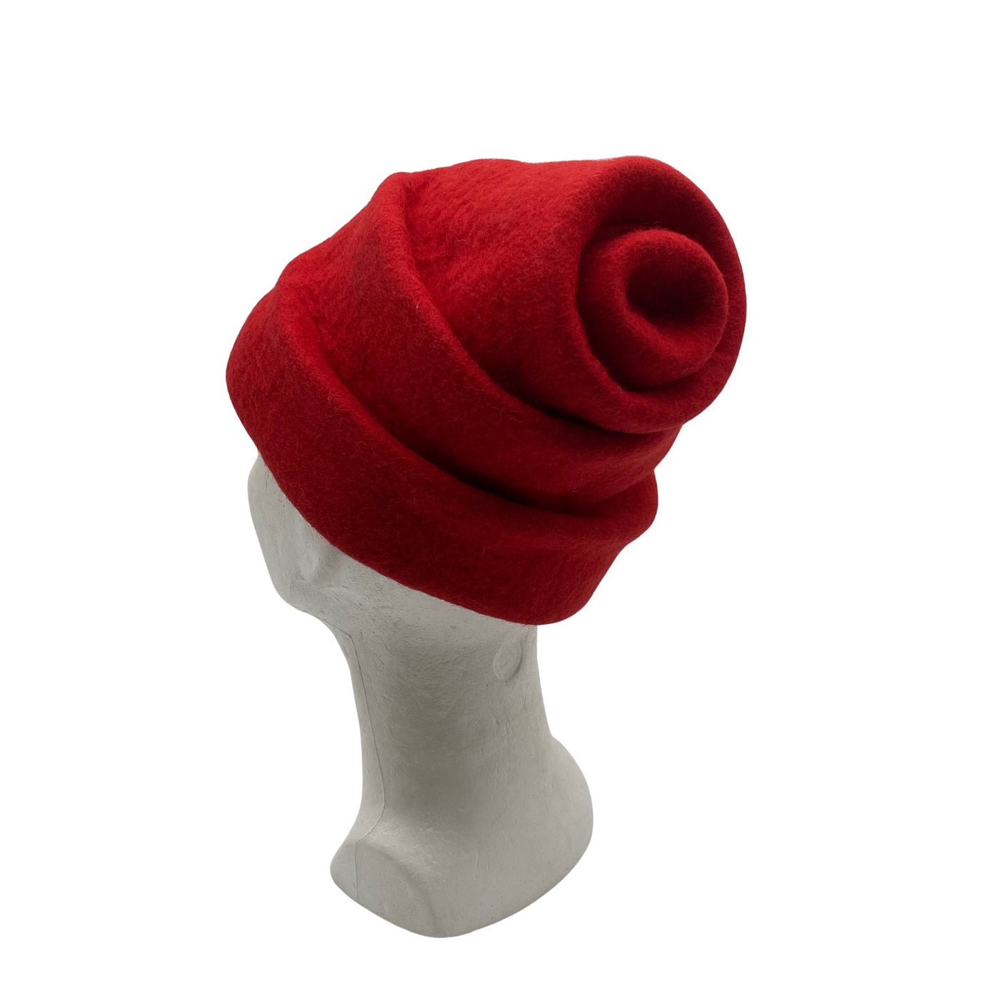Unisex Handmade - Winter hat, size 58 - 60 cm - Red (1)