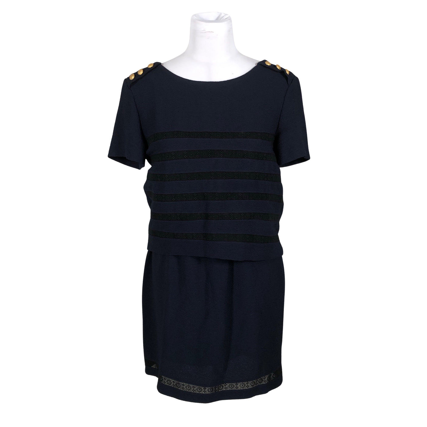 Unisex Sézane - Dress, size 38 - Blue (1)