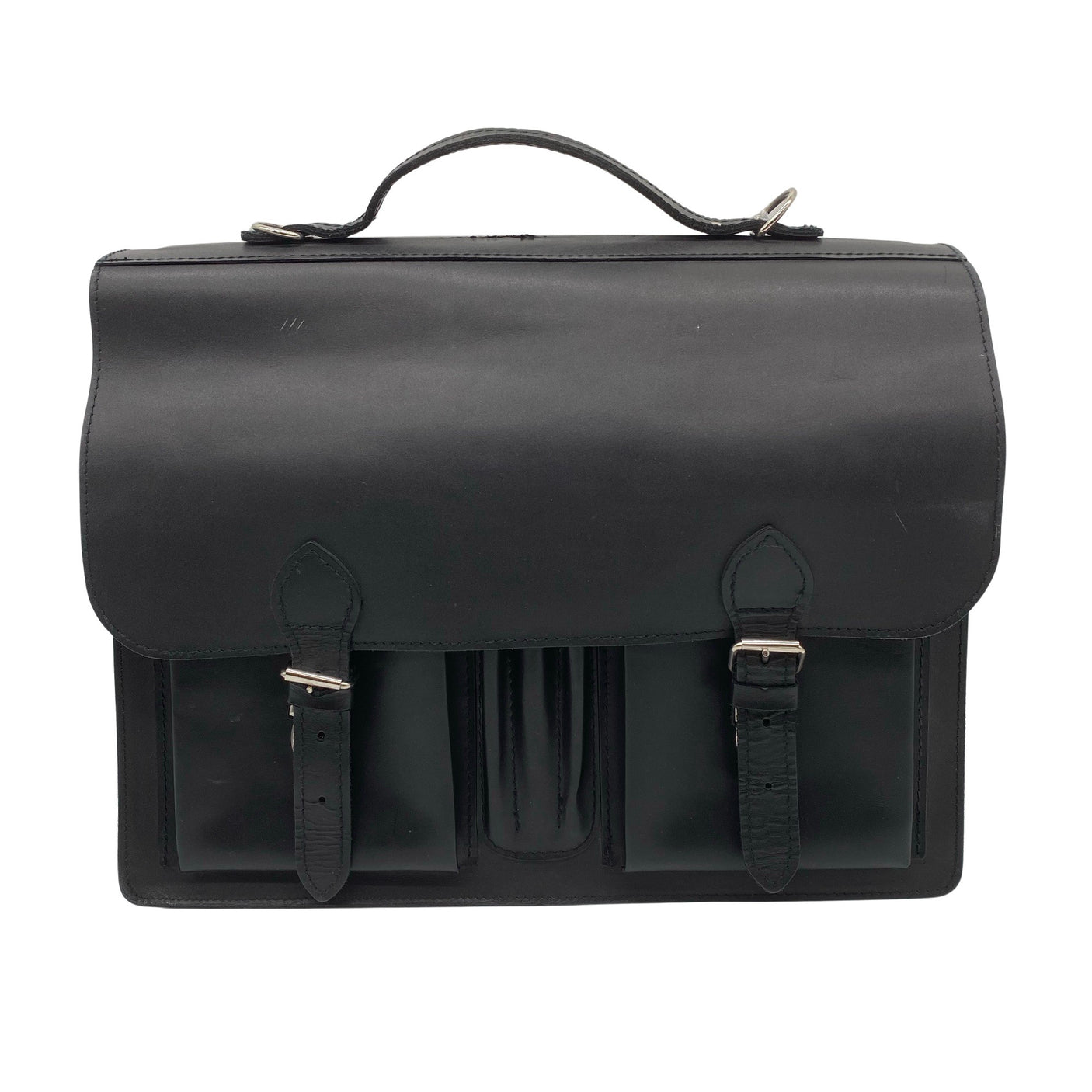 Unisex Handmade - Briefcase, size Maxi - Black (1)