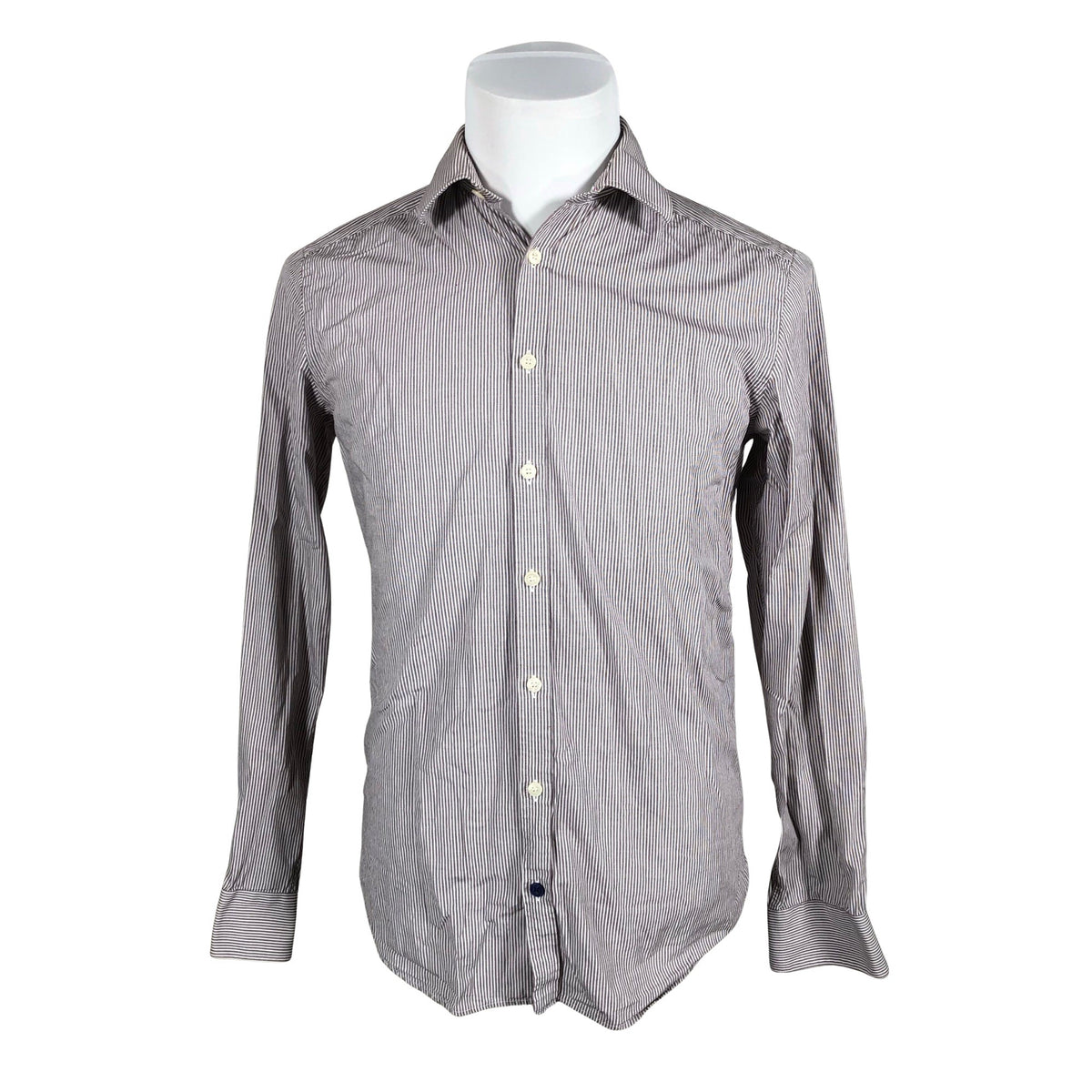 Unisex Calvin Klein - Collared shirt, size S - Brown (1)