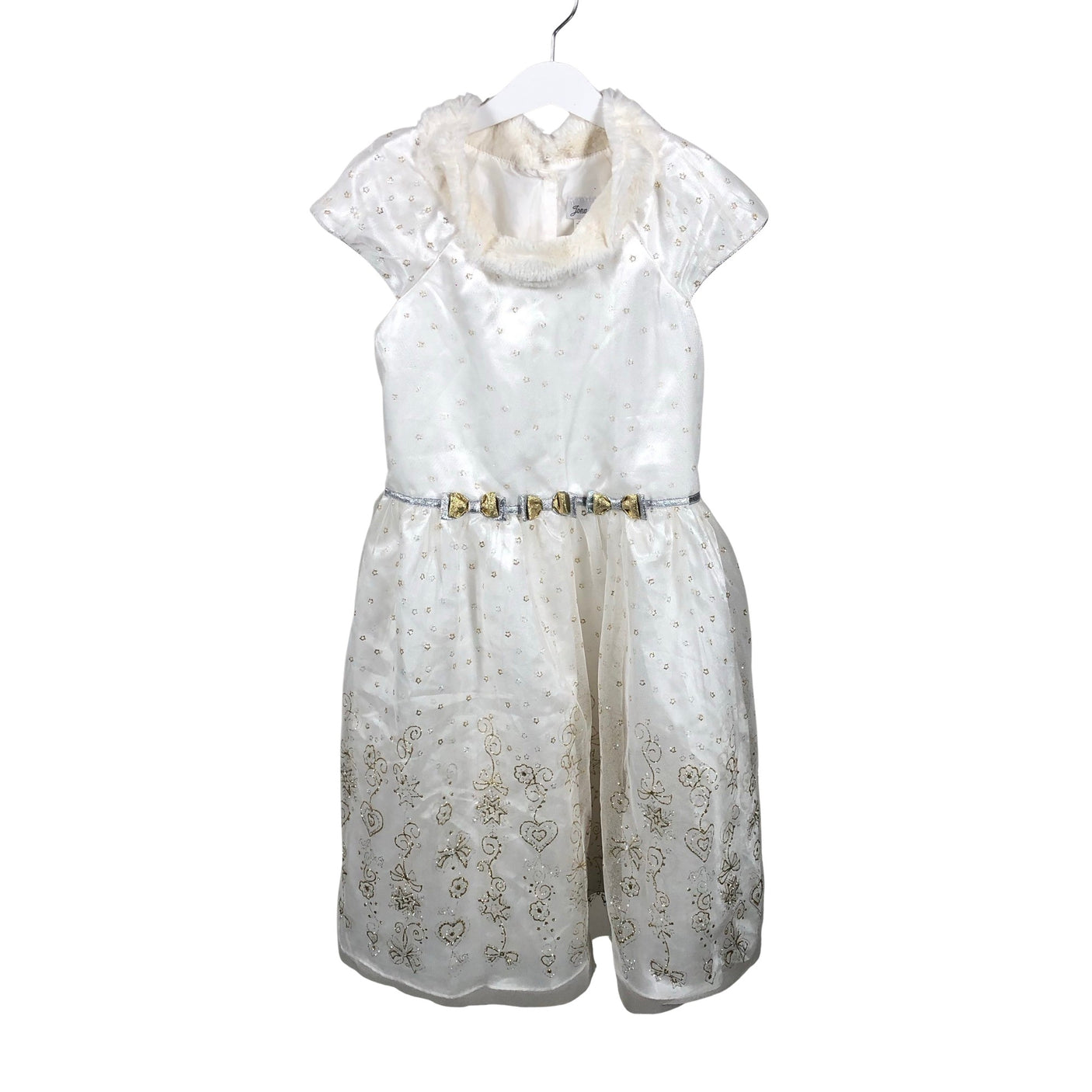 Unisex Jona Michelle - Party dress, size 146 - 152 - White (1)