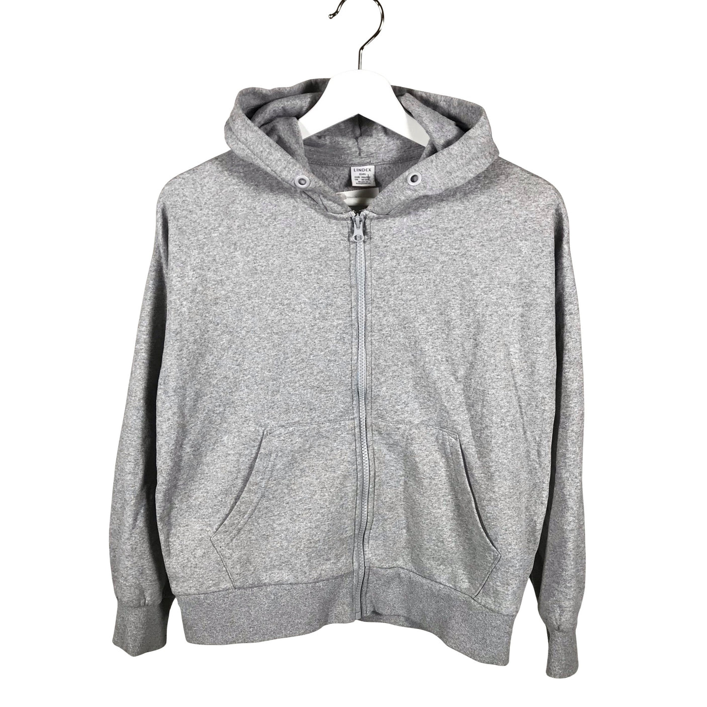 Unisex Lindex - Hoodie, size 158 - 164 - Gray (1)