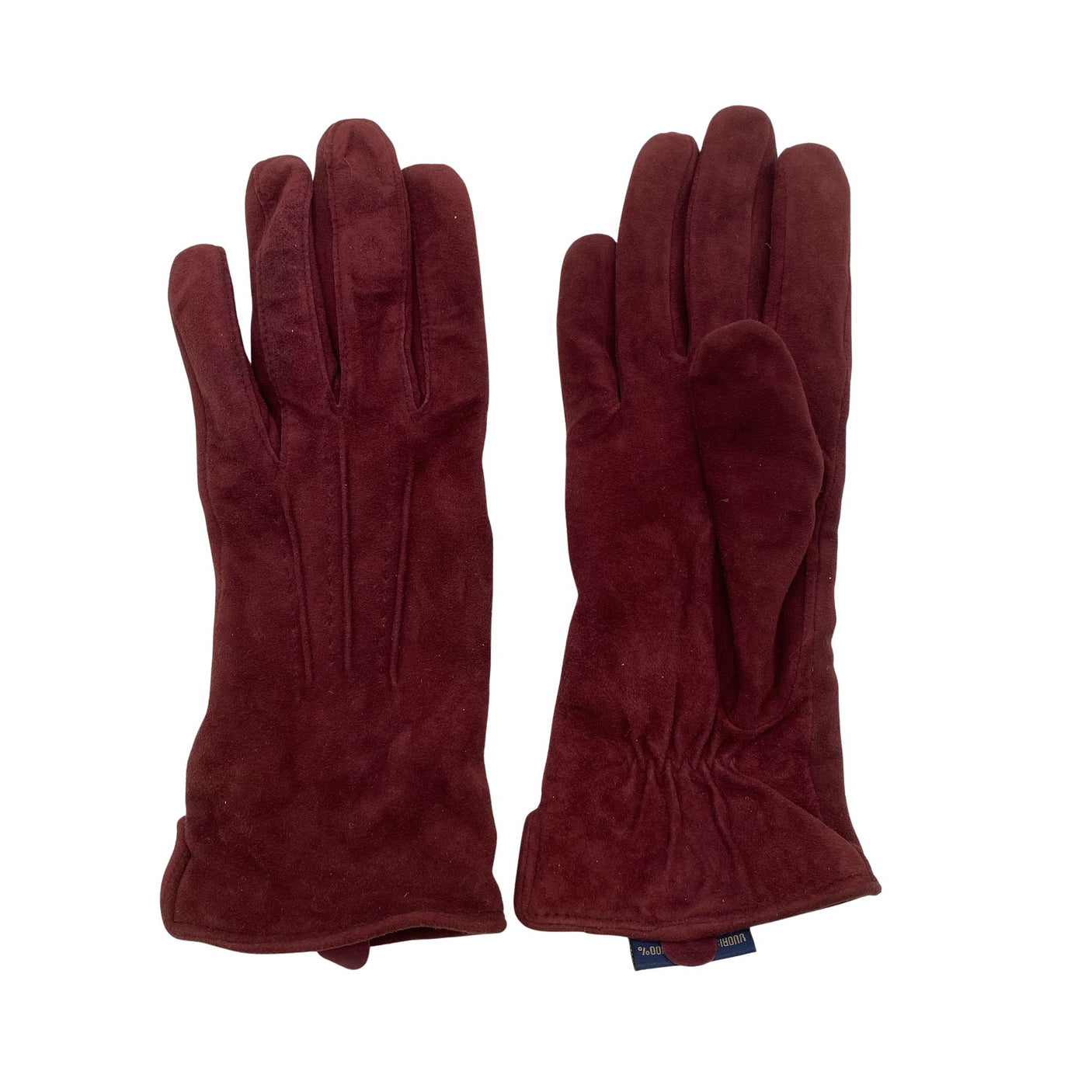 Unisex Mutka - Leather gloves, size Ei kokoa - Wine red (1)