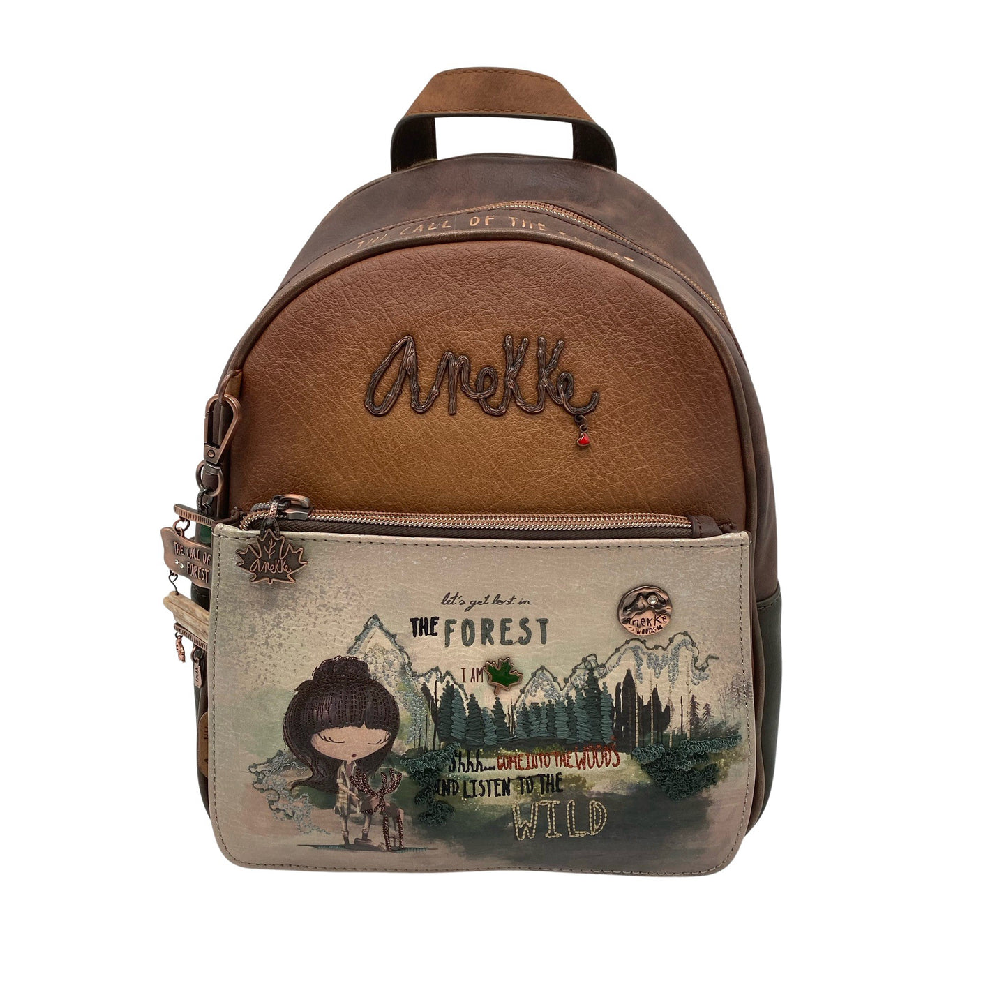 Unisex Anekke - Backpack, size Midi - Brown (1)
