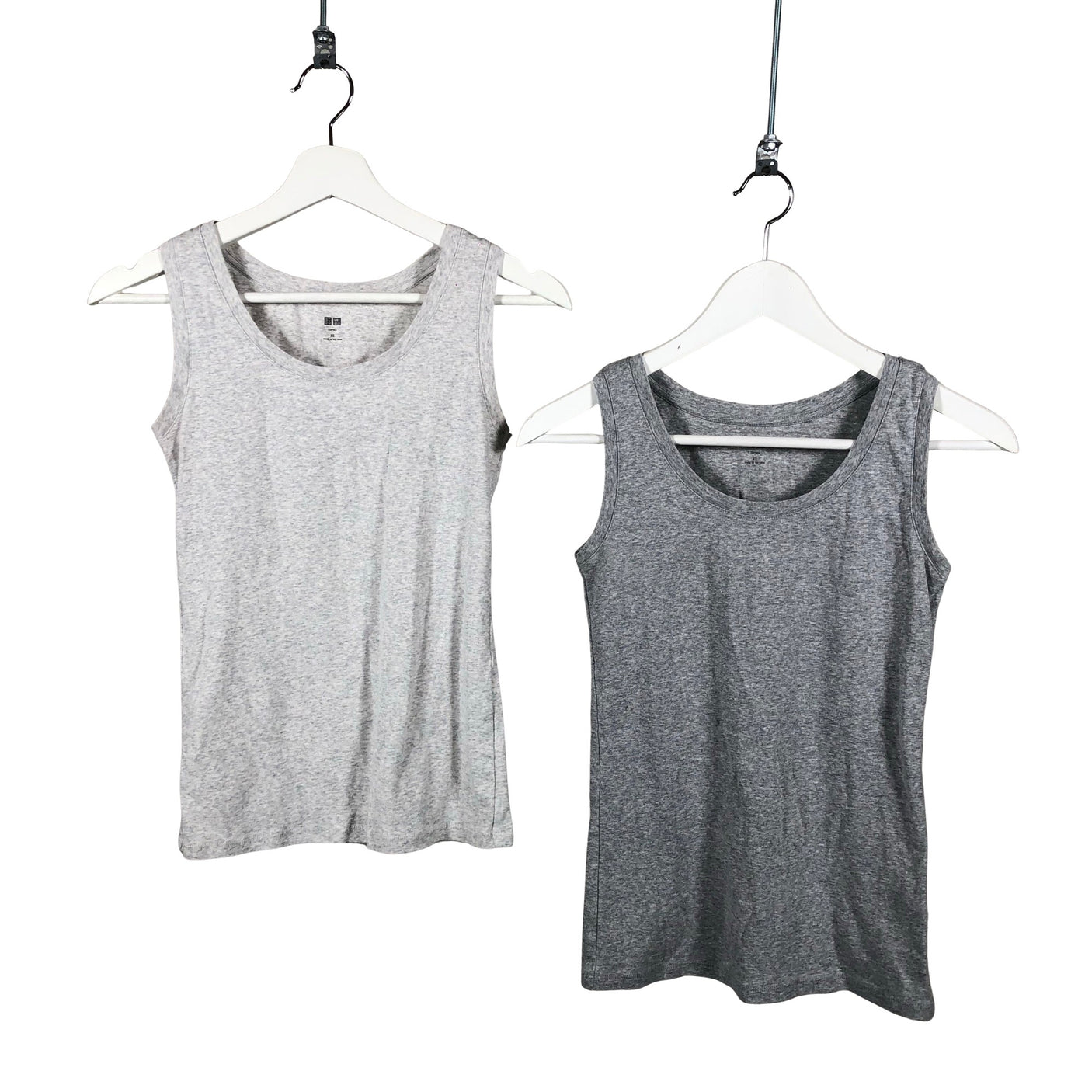 Unisex Uniqlo - Tricot tank top, size 34 - Gray (1)