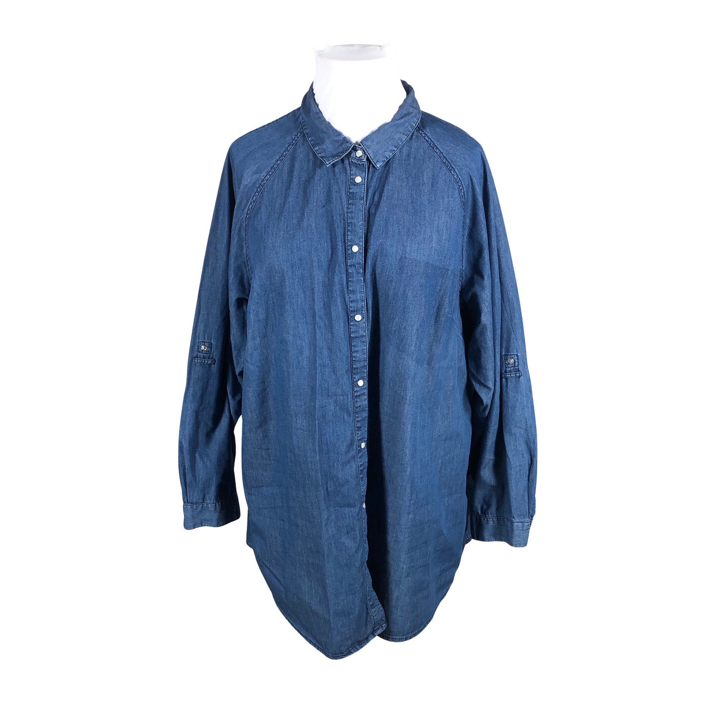 Unisex Lindex - Denim tunic, size 44 - Beige (1)