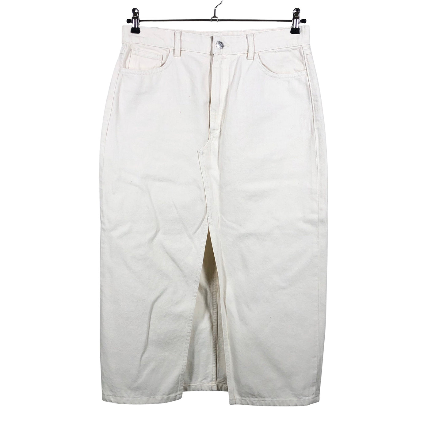 Unisex Lindex - Denim skirt, size 42 - Beige (1)