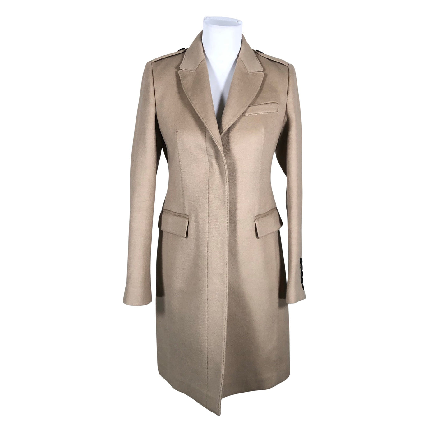 Unisex Burberry - Wool coat, size 38 - Beige (1)