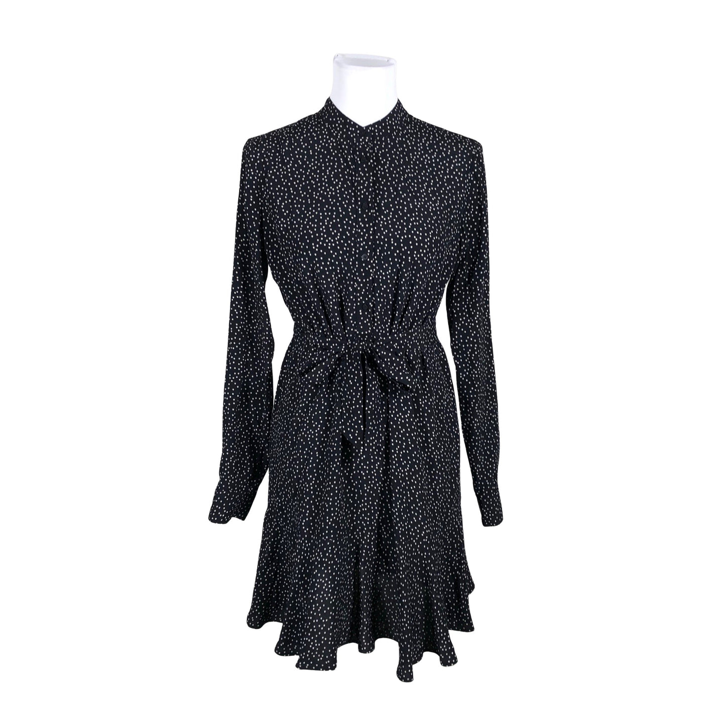 Unisex Zapa - Schiffon dress, size 38 - Black (1)