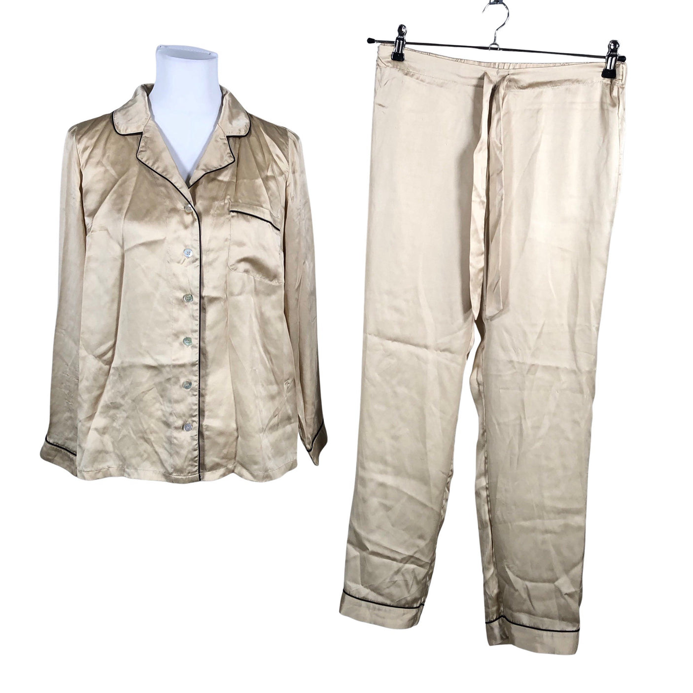 Unisex Stockmann Silk - Nightwear, size 38 - Beige (1)