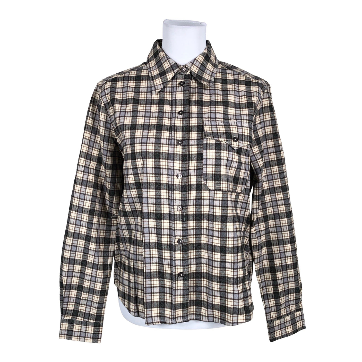 Unisex Project AJ117 Copenhagen - Flannel shirt, size 38 - Beige (1)