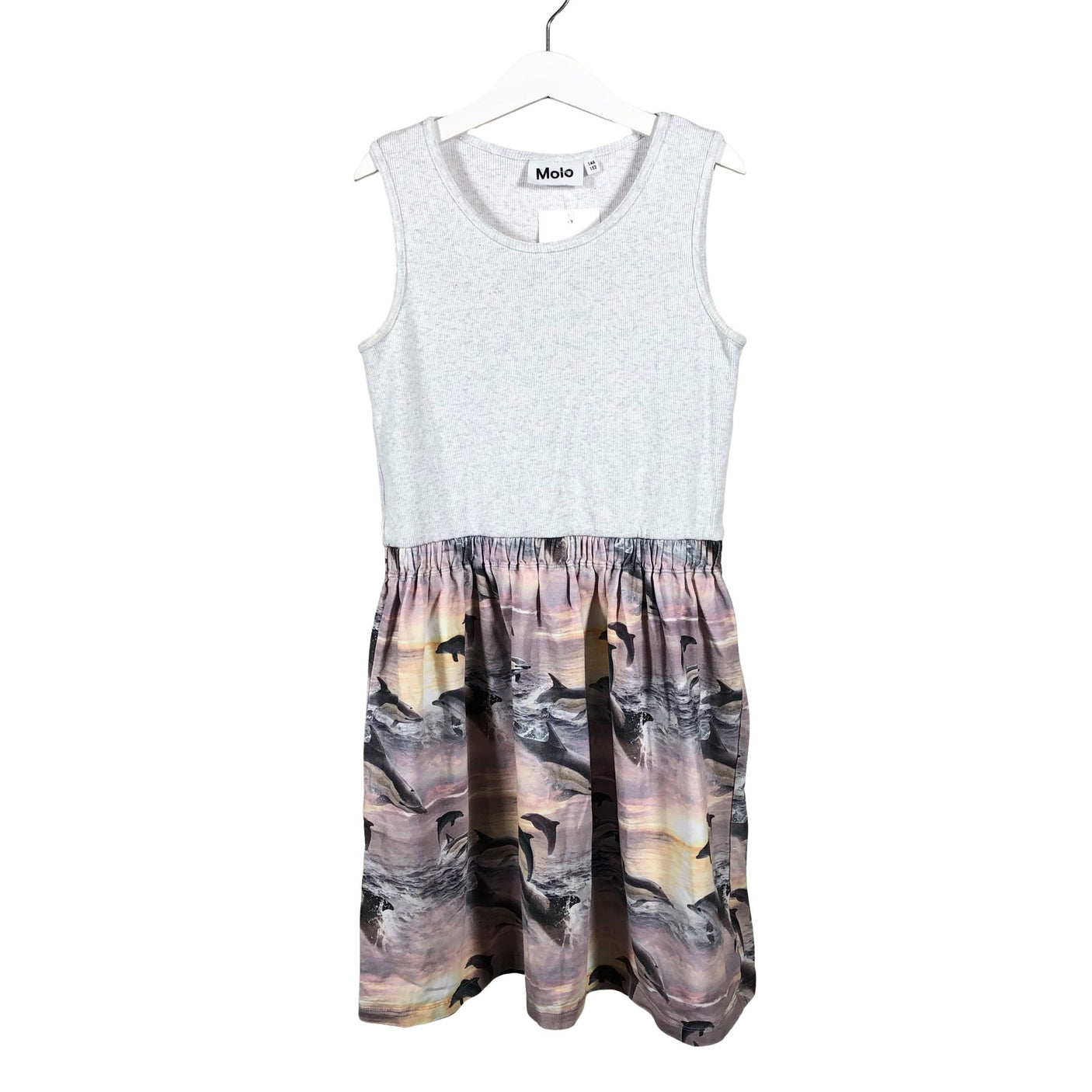 Unisex Molo Kids - Tricot dress, size 146 - 152 - Gray (1)