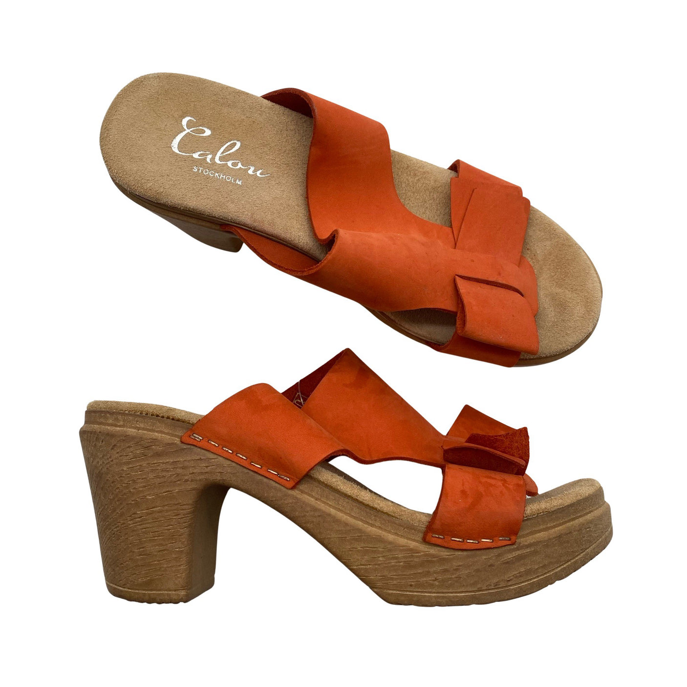Unisex Calou - Heeled sandals, size 36 - Orange (1)