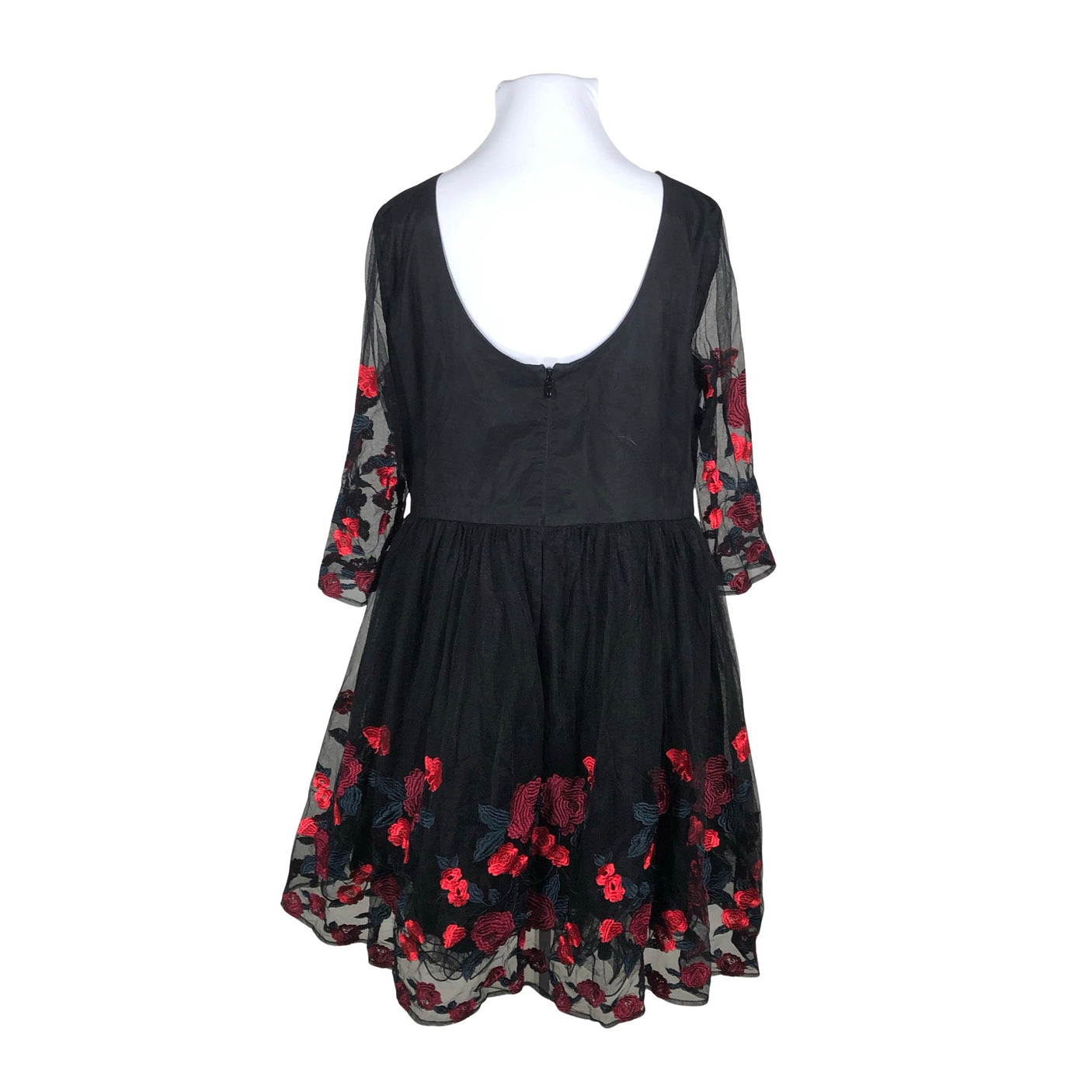 Unisex Chi Chi London - Party dress, size 46 - Black (2)