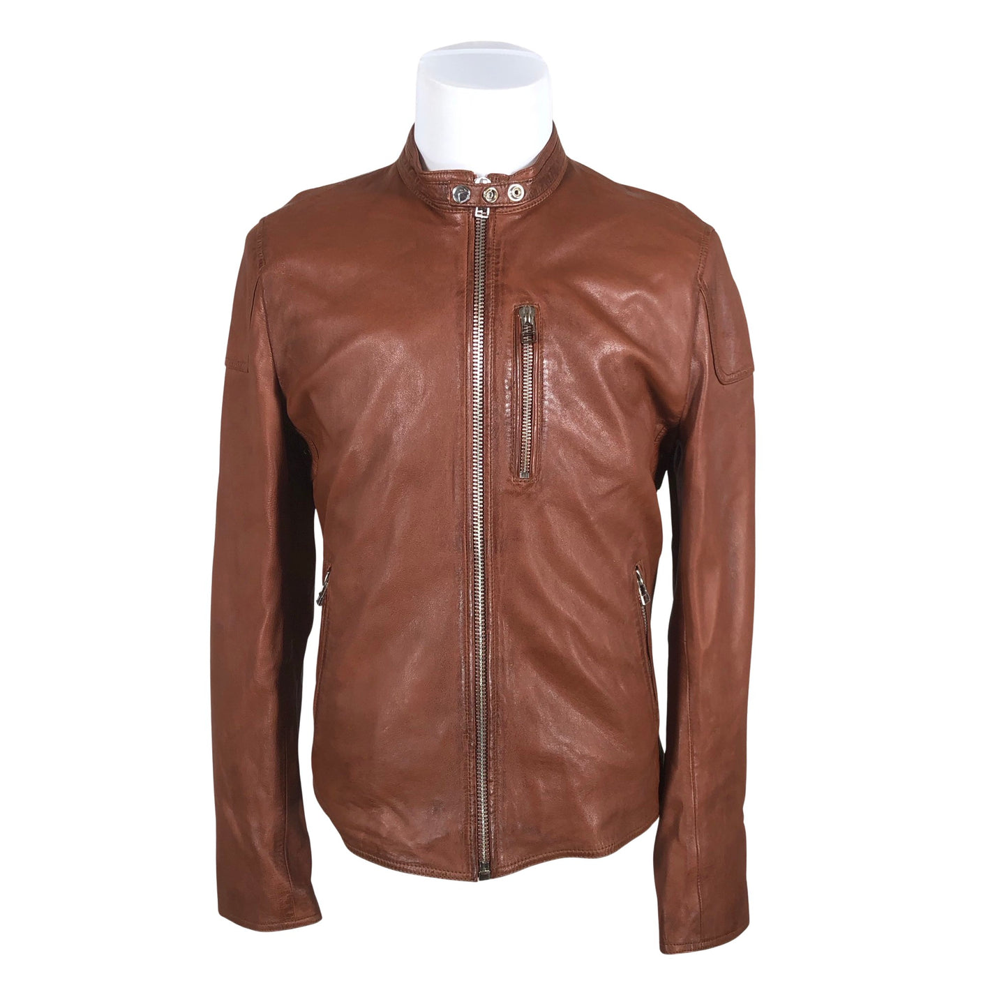 Unisex Goosecraft - Leather jacket, size M - Brown (1)