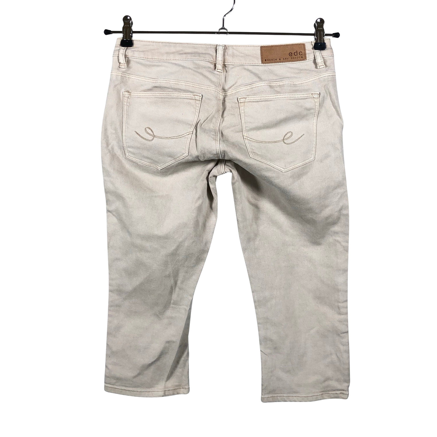 Unisex Esprit - Capri jeans, size 34 - Beige (2)
