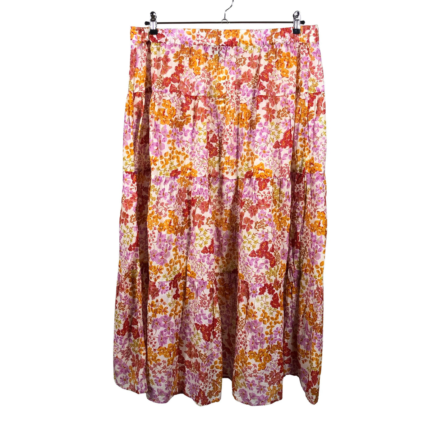 Unisex Lindex - Fabric skirt, size 42 - Orange (2)