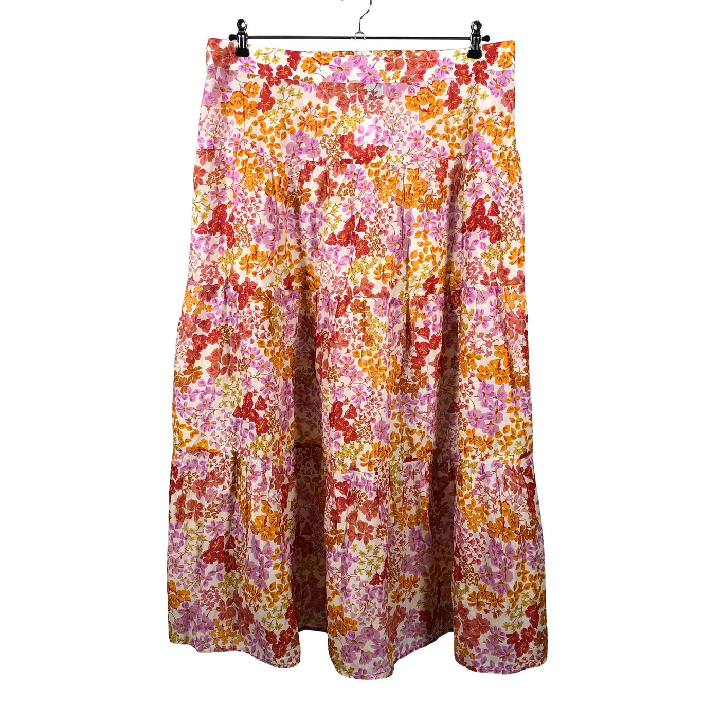 Unisex Lindex - Fabric skirt, size 42 - Orange (1)