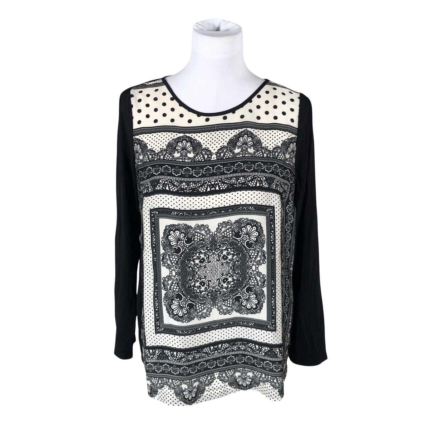 Unisex Taifun - Blouse, size 38 - Black (1)