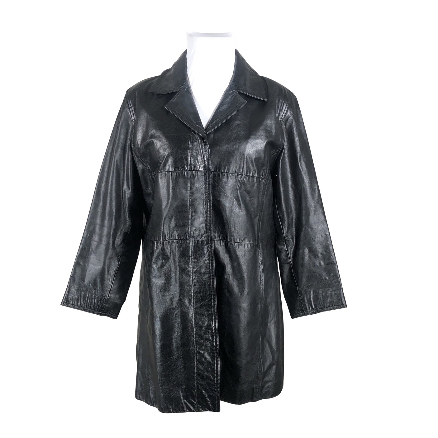 Unisex Claire.dk - Leather jacket, size 42 - Black (1)